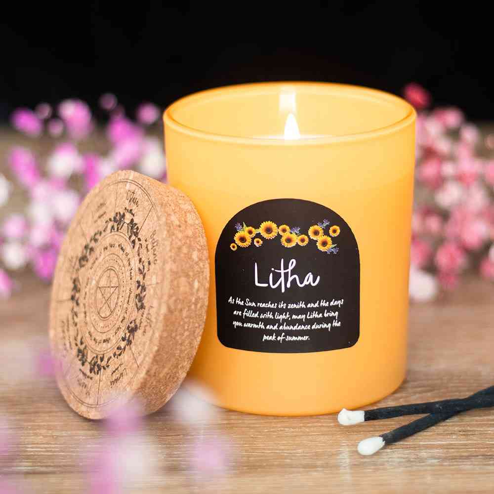 Something Different - Litha Wildflower Wheel of the Year Scented Candle - Orange